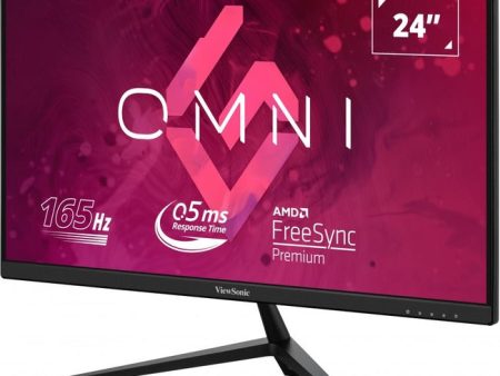 ViewSonic OMNI VX2428 24 Inch Gaming Monitor 165hz 0.5ms 1080p IPS with FreeSync Premium, Frameless, HDMI, DisplayPort For Sale