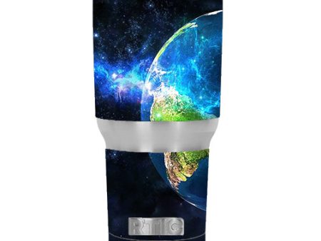 3D Earth RTIC 30oz Tumbler Skin For Sale