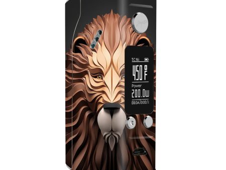 3D Lion Wismec Reuleaux RX200S Skin For Sale