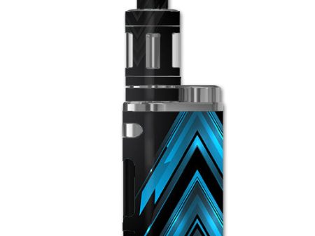 Black Blue Sharp Design Edge eLeaf iStick Pico 75W Skin Online Hot Sale