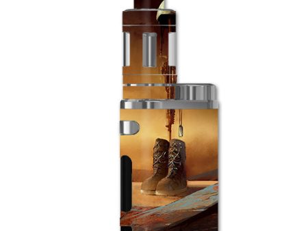 Never Forgotten Military Boots Rifle eLeaf iStick Pico 75W Skin For Discount