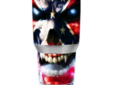 Southern Skull Flag The South Ozark Trail 20oz Tumbler Skin For Sale