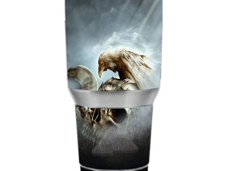 Skull Barbed Wire White Ravens Ozark Trail 20oz Tumbler Skin on Sale