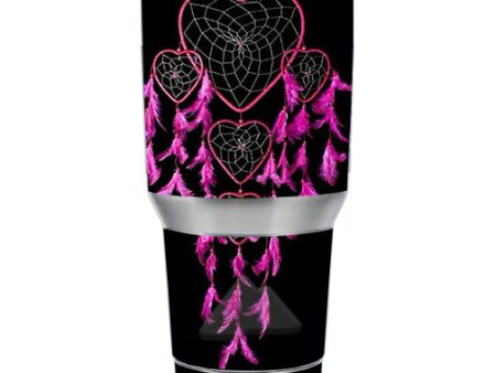 Heart Pink Feather Dream Catcher Ozark Trail 20oz Tumbler Skin Online Hot Sale