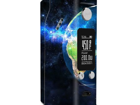 3D Earth Wismec Reuleaux RX200S Skin For Cheap