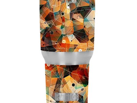 Abstract Triangles RTIC 30oz Tumbler Skin For Discount