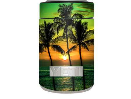 Sunset Palm Trees Ocean Yeti Rambler Colster Skin Online Sale