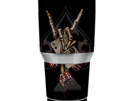 Ace Of Spades Skull Hand Ozark Trail 20oz Tumbler Skin on Sale