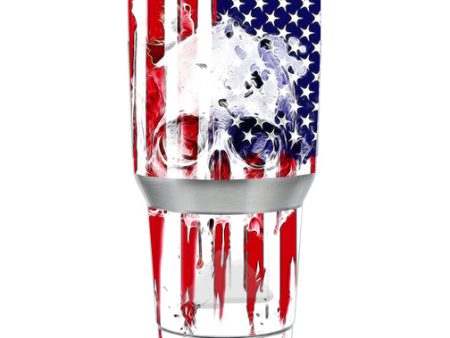 U.S.A. Flag Skull Drip Ozark Trail 20oz Tumbler Skin Online