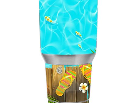 Flip Flops And Fish Summer Ozark Trail 20oz Tumbler Skin Online Sale