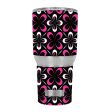 Abstract Pink Black Pattern RTIC 30oz Tumbler Skin Discount