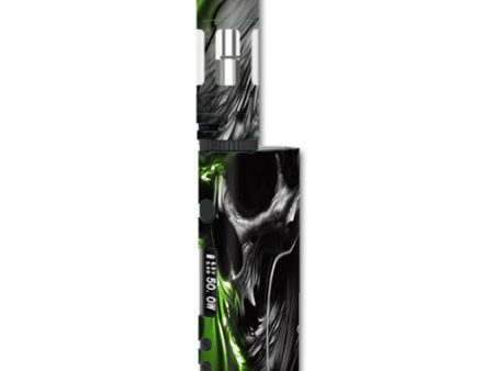 Dark Skull, Skeleton Neon Green Kangertech Subox Nano Skin on Sale