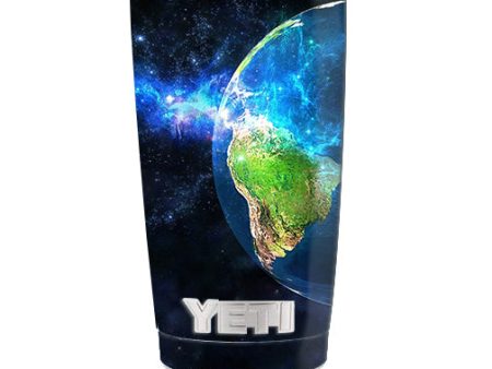 3D Earth Yeti 20oz Rambler Tumbler Skin Online now