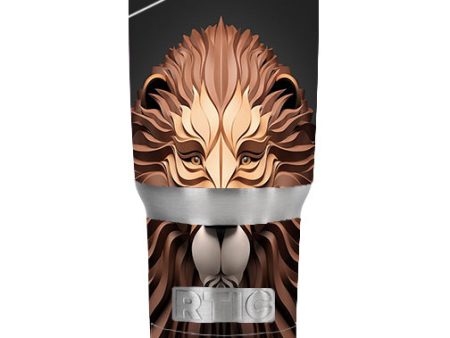 3D Lion RTIC 20oz Tumbler Skin Online Sale