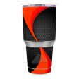 Red Twist Black Metallic Ozark Trail 20oz Tumbler Skin Hot on Sale