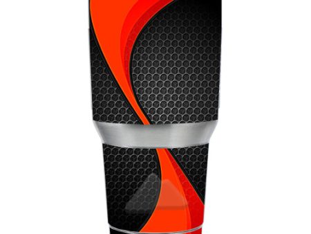 Red Twist Black Metallic Ozark Trail 20oz Tumbler Skin Hot on Sale