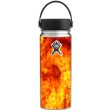 True Fire Flames Hydroflask 18oz Wide Mouth Skin Fashion