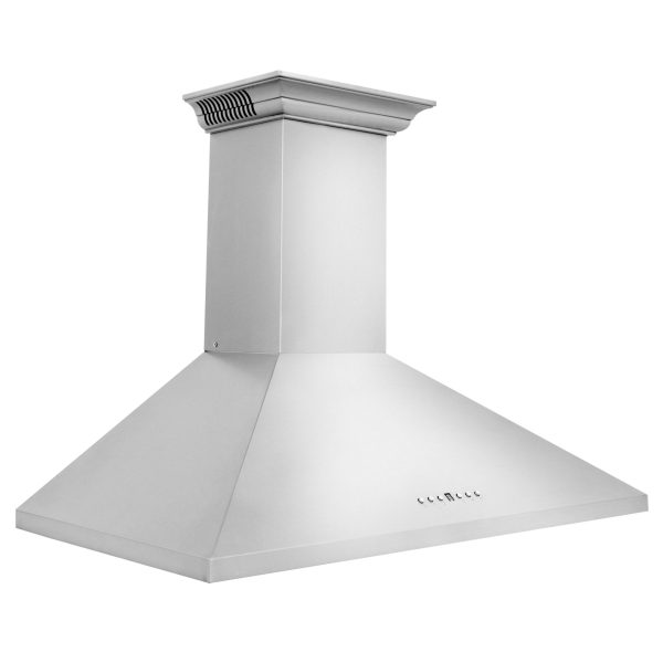 ZLINE 30 in. Ducted Vent Wall Mount Range Hood in Stainless Steel with Built-in ZLINE CrownSound Bluetooth Speakers (KL2CRN-BT) For Sale